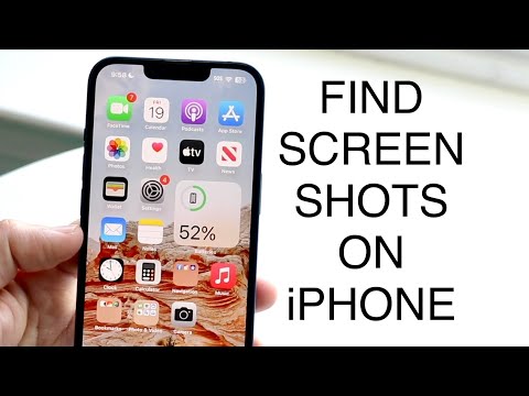 How To Find Screenshots On iPhone! (2023)