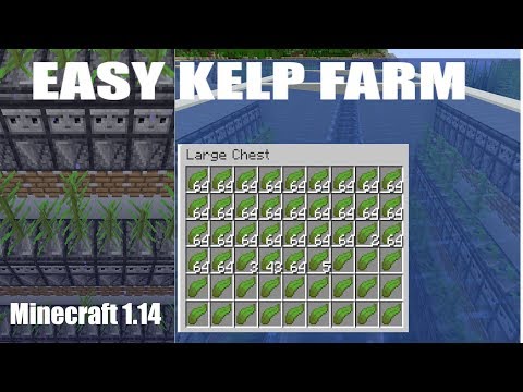 Easy To Build Kelp Farm Tutorial For Minecraft 1.14 - MightyHighs World Ep 84