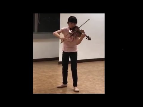 Chloe Chua - Sarasate's Carmen Fantasy Rehearsal (Age 12)