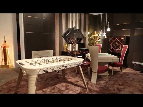 Salone del Mobile 2018 | Vismara Design italian furniture for luxury home theater and game room.