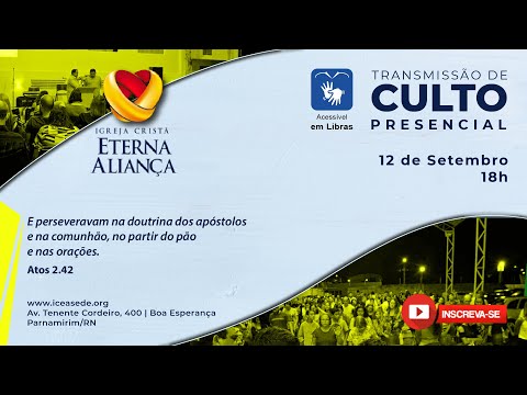 Culto de Domingo - 18h | 12/09/2021