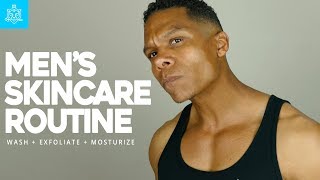 MEN'S SKINCARE ROUTINE // Shea Terra Organics + Vitamin Shoppe // Bestmanmade