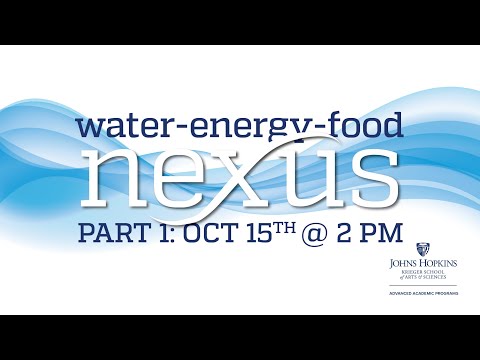 Water-Energy-Food Nexus Part 1: Walking the Water-Energy-Food Nexus Talk?