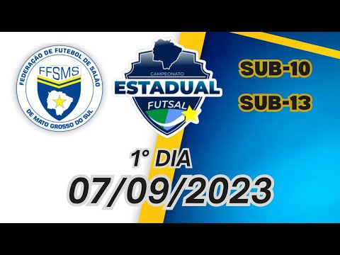 CAMPEONATO ESTADUAL SUB-10 e SUB-13 - DIVISÃO ESPECIAL - FFSMS - 1° Dia 07/09/2023