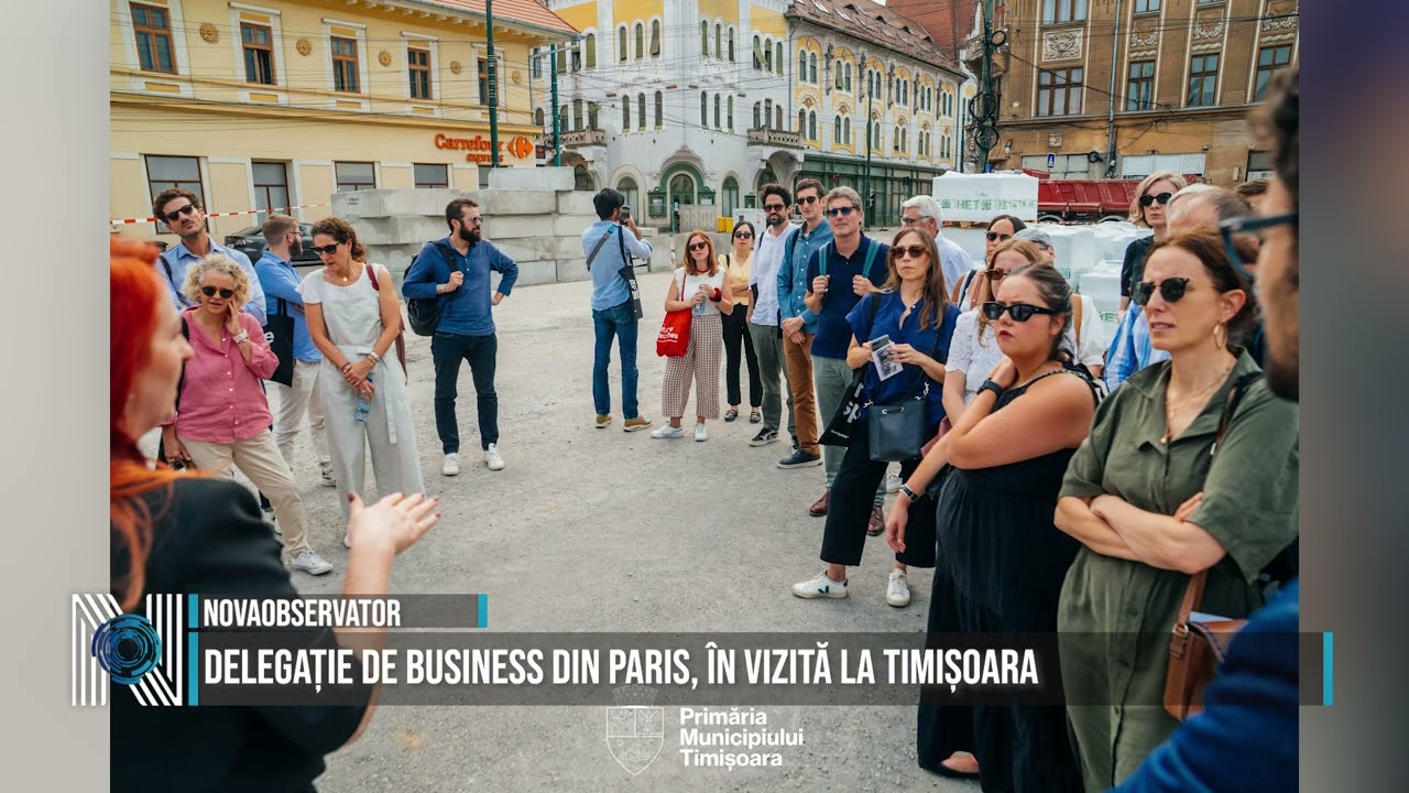 Delegație de business din Paris, în vizită la Timișoara