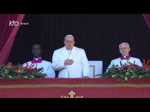 Bénédiction Urbi et Orbi du jour de Noël par le pape François à Rome | 25 décembre 2024