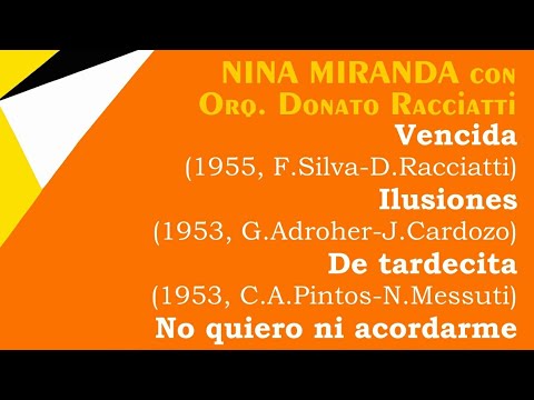 Nina Miranda con Donato Racciatti (1953-55) [Tangomancia]