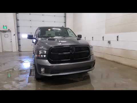 2022 Ram 1500 Classic Express 4x4 Crew Cab 5'7" Box in Gray for sale at Indian Head Chrysler Dodge Jeep Ram Ltd. in Indian Head, SK