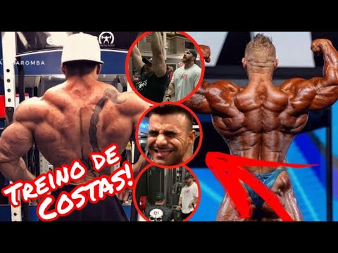 Rafael Brandão e Flex Lewis TREINO DE COSTAS! Back  Workout