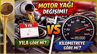 Motor Yağını Değiştireceğim Kilometremi Yılmı Önemli? Neye göre değişt