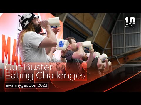 ARMAGEDDON EXPO 2023 Palmerston North - Gut Buster Eating Challenges [#APGLive]