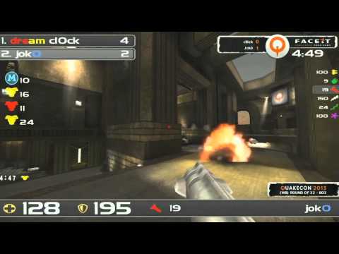 QuakeCon 2013 Bracket Stage RO32 jokO vs clOck (map 2 of 2 tox)