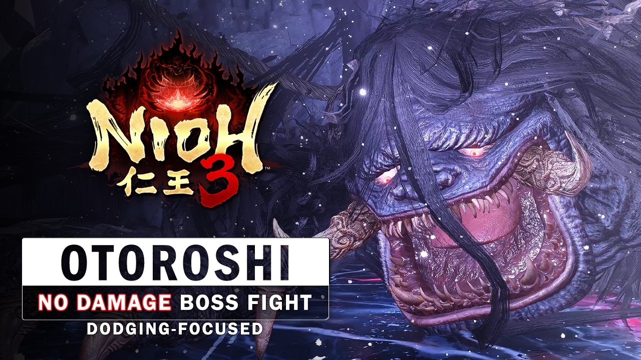 Nioh 3 - Otoroshi Boss Fight (No Damage)