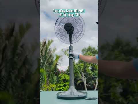 Quạt đứng điều khiển từ xa Senko DR1608 7 cánh 39cm
