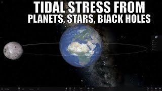Earth Tidal Stress From Planets/Stars/Black Holes - Universe Sandbox²