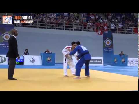 European Judo Championships Cadets Athens 2014 Bronze -66kg UDESIANI Beka (GEO) - BUNCIC Milan (SRB)