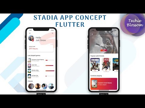 Flutter UI | Stadia App Concept - Full Tutorial