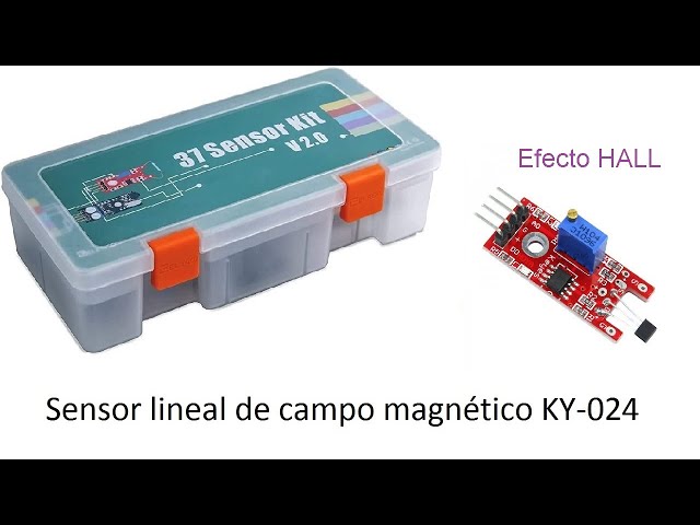 Vídeo relacionado con LT Easiyl Módulo de Sensor Magnético de Efecto Hall de 10 Piezas KY-035 3,3 V-5 V Módulo Analógico de Señal de Voltaje Digital Compatible con A-rduino PIC AVR Smart Car