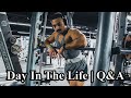 DAY IN THE LIFE | Q&A | LEG WORKOUT
