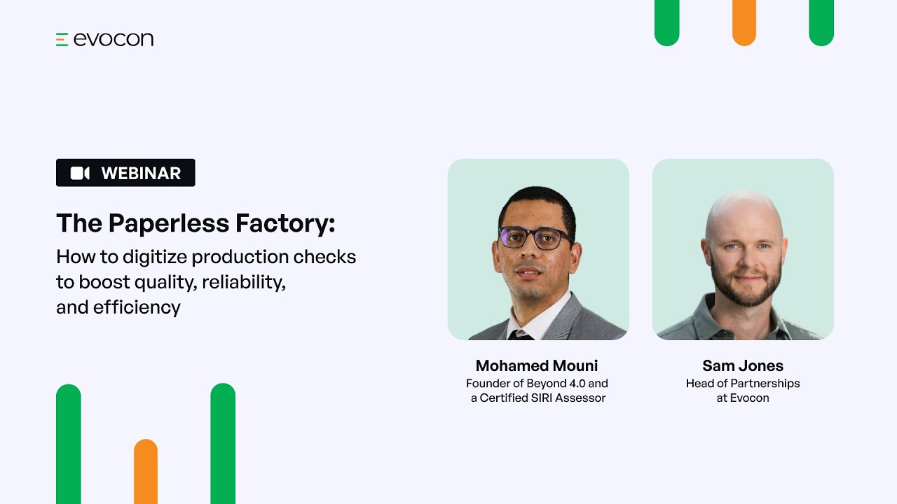 Webinar | The Paperless Factory: How to digitize checks to boost quality and efficiency