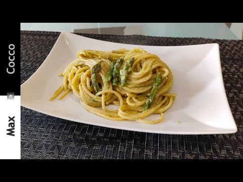 SPAGHETTI ASPARAGI  e SPECK - Saporito ed Invitante - Ricette con ASPARAGI