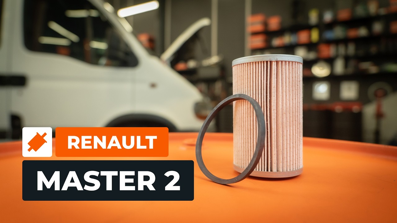 Kako zamenjati avtodel filter goriva na avtu Renault Master 2 van – vodnik menjave
