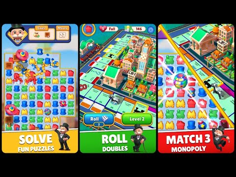 Monopoly Match Gameplay Android Mobile - YouTube