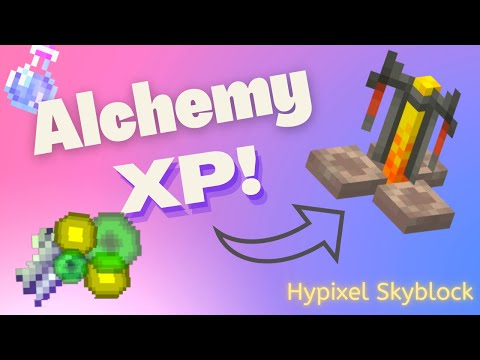 BEST Way To Get Alchemy XP In Hypixel Skyblock