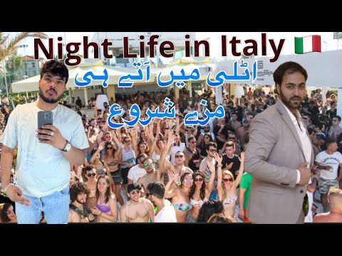 Night Life in  Italy 🇮🇹  bologna vs Ravenna Different  club life @Shahrozchaudharyvlog