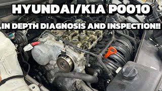 Hyundai/Kia P0010 diagnosis and ECVVT inspection!!
