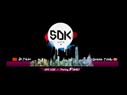 SDK ASIA 2015 Final popping - Jr. Taco Vs Green Teck "Organzined by Jamcityhk Limited”