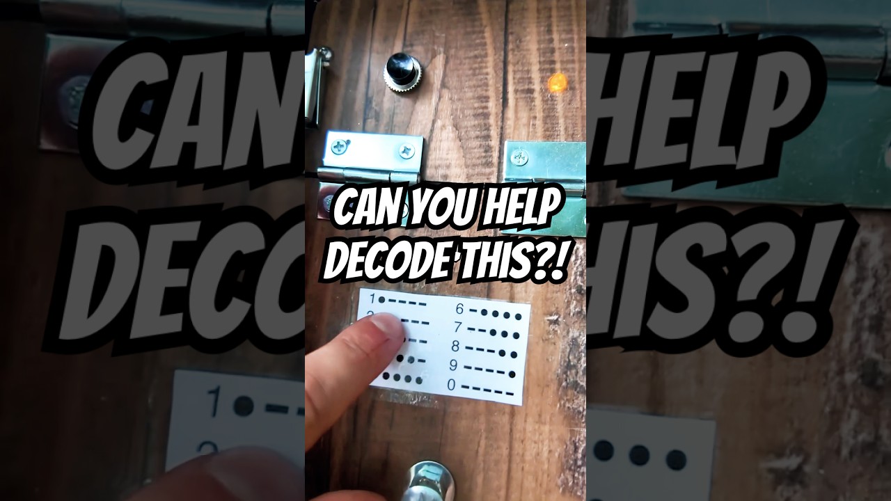 Can you crack this code using your Morse Code expertise?! Who can help unlock this Geocache?! 👀