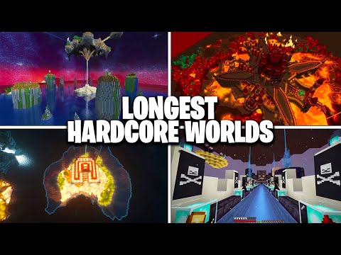 LONGEST Hardcore Minecraft Worlds of all Time (Best Hardcore Worlds)