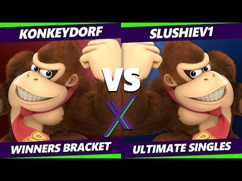 S@X 418 Winners Bracket - KonkeyDorf (Donkey Kong) Vs. SlushieV1 (Donkey Kong) Smash Ultimate - SSBU