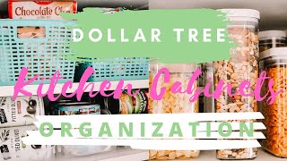 Dollar Tree Small Kitchen Organization! Easy & Affordable Small Pantry Organizing Ideas