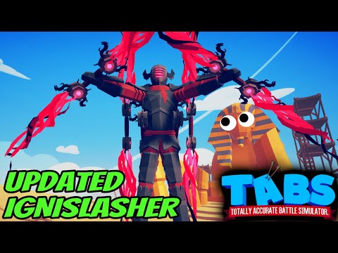 Updated IGNISLASHER vs EVERY FACTION - Totally Accurate Battle Simulator TABS Egypt Update