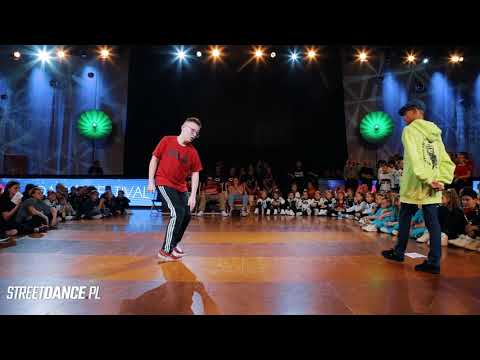 Ćwierćfinał Popping do 16lat - Filip vs Nicolas | Dance Tribute 2019 | WWW.SZKOLYTANCA.PL