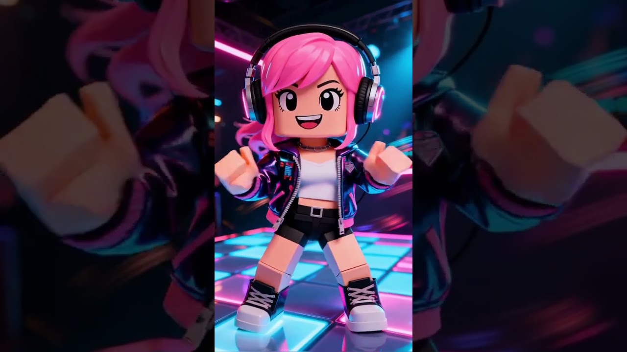 GlitchGlide Giggle | Beautiful Roblox Dance ✨💃 #Roblox #Dance