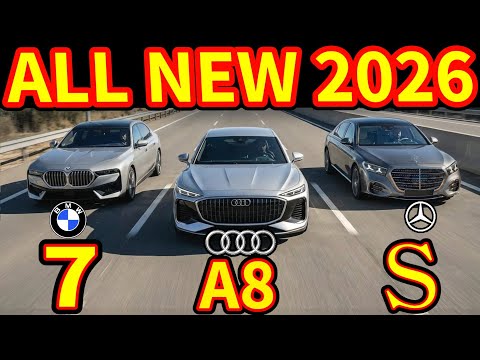 BMW 7 Series vs Mercedes S-Class vs Audi A8 --Which Luxury Sedan Looks Best?