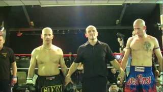 preview picture of video 'Lee cox from the Hakuda-gym in burnley Golden belt Thai boxing title'