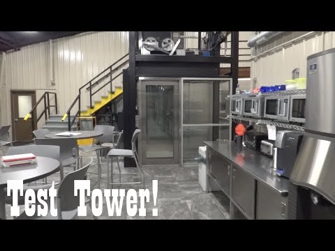 Reflex Leveling on Minnesota Hydraulic Elevator @ MEI Test Tower Mankato MN