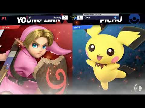 TJ 29 SSBU WR2 - Toasty (Ridely / Young Link) vs rDNA (Megaman / Pichu)