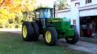 preview picture of video 'John Deere 4555 Straight Pipe HD'