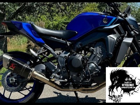 2024 Yamaha MT09 Akrapovic full exhaust testing/tuning : Flashed by vcyclenut ECU flash results