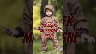 Dětská rostoucí zimní softshellová kombinéza Esito s umělým kožíškem - hnědá