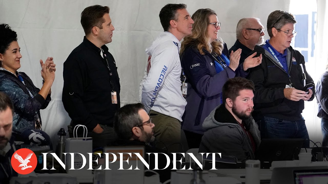 Watch again: Nasa spacecraft returns to Earth with largest asteroid sample in history