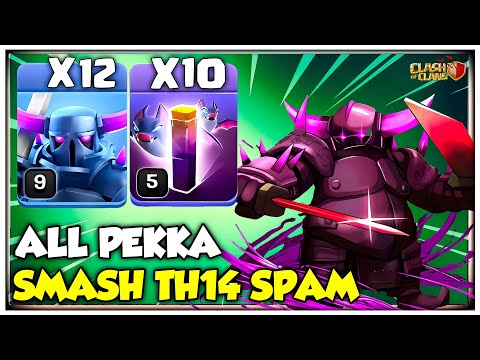 Th14 Pekka Smash 2025 | Best Th14 Pekka Attack Strategy | Clash of Clans
