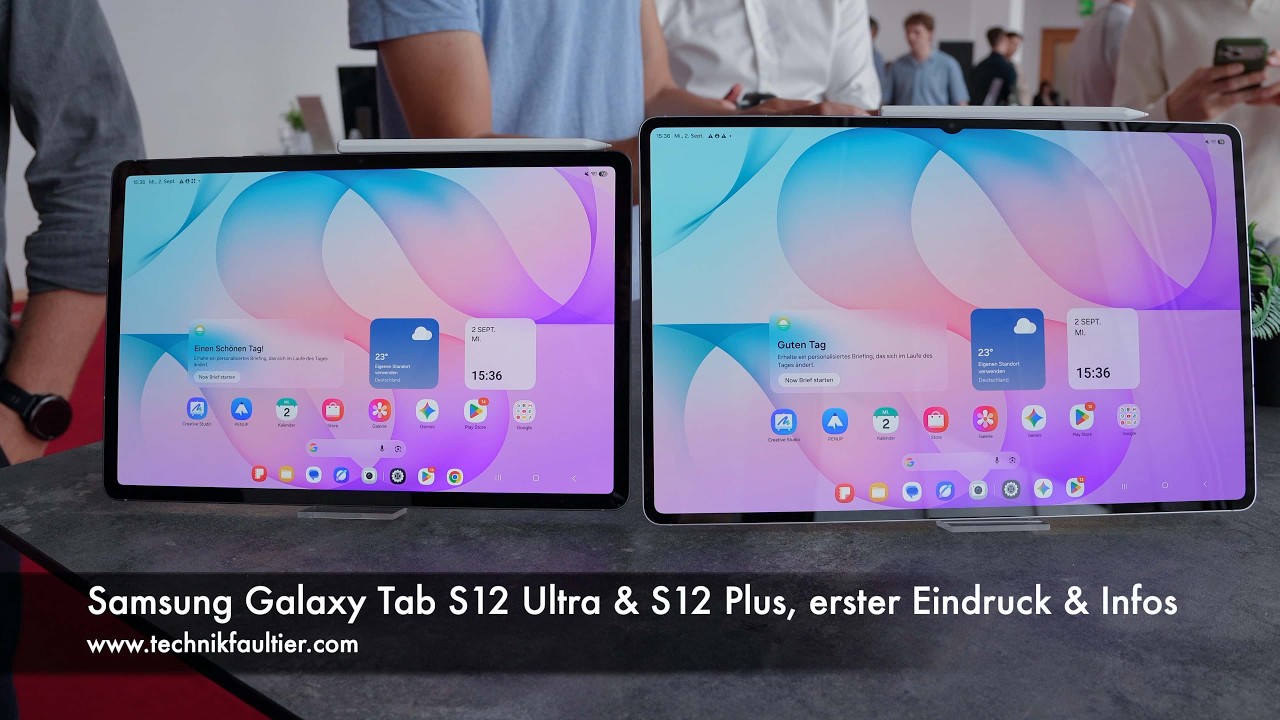 Samsung Galaxy Tab S12 Ultra & S12 Plus, erster Eindruck & Infos