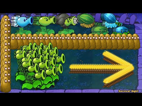 Threepeater Vs Team Gatling Pea Melon Vs Giga Gargantuar Vs Dr Zomboss Plants Vs Zombies