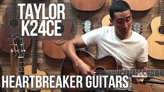 Video thumbnail for Taylor K24ce Acoustic Guitar by Heartbreaker Guitars